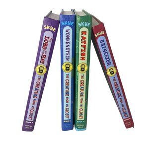Set Of 4 Obert Skye Books‎ The Creature From My Closet Series Hardcovers